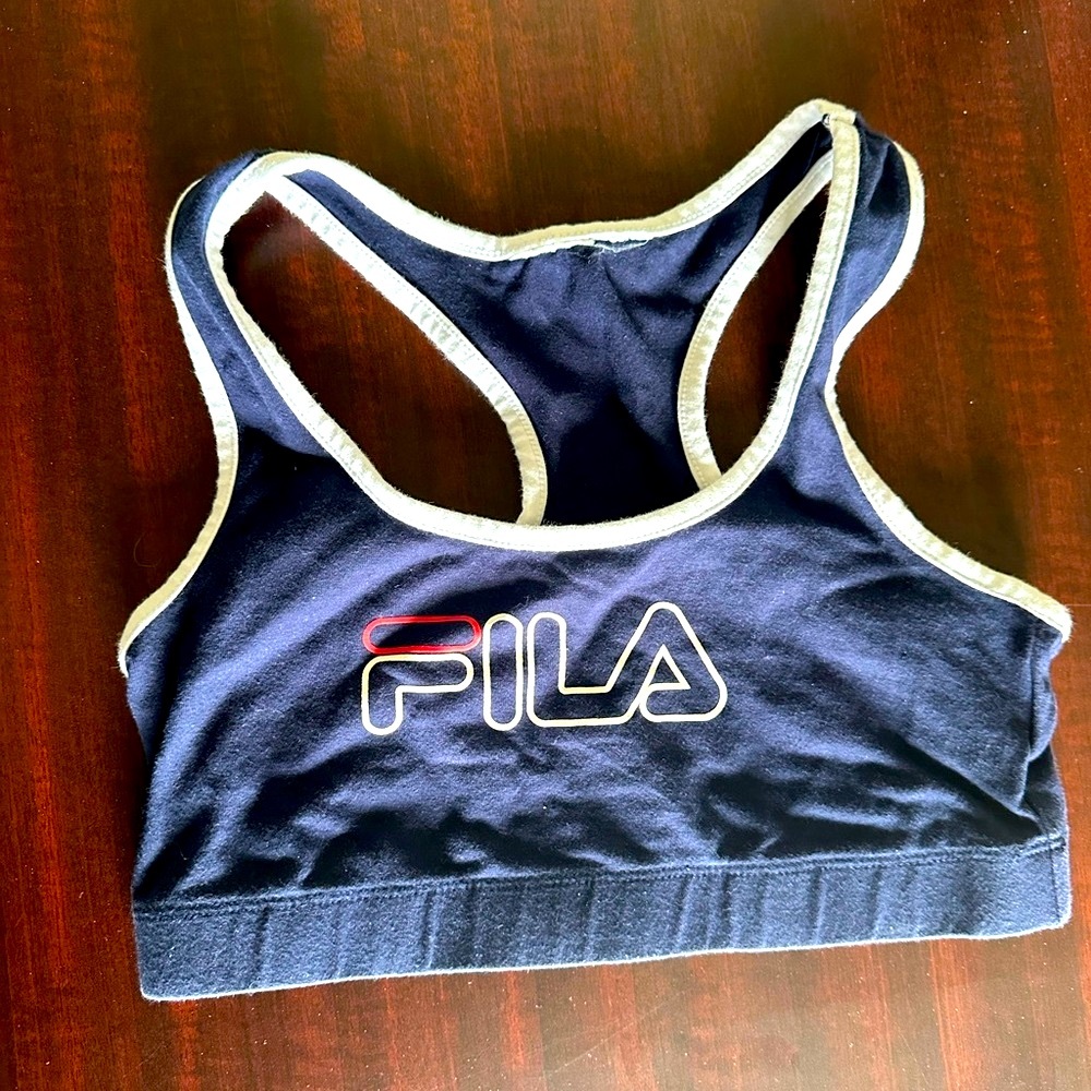 Fila Dark Blue Racerback Bra